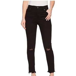 Levi’s Wedgie Black Distressed